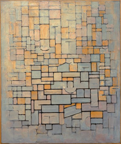 Cuadro No. 1; Composición No. 1; Compositie 7 de Piet Mondrian